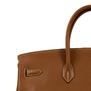 Hermès Birkin 40 Togo Gold PHW for the best price at Labellov secondhand luxury in Antwerp.
