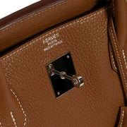 Hermès Birkin 40 Togo Gold PHW for the best price at Labellov secondhand luxury in Antwerp.