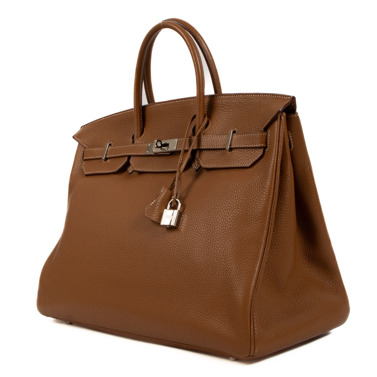 Hermès Birkin 40 Togo Gold PHW for the best price at Labellov secondhand luxury in Antwerp.
