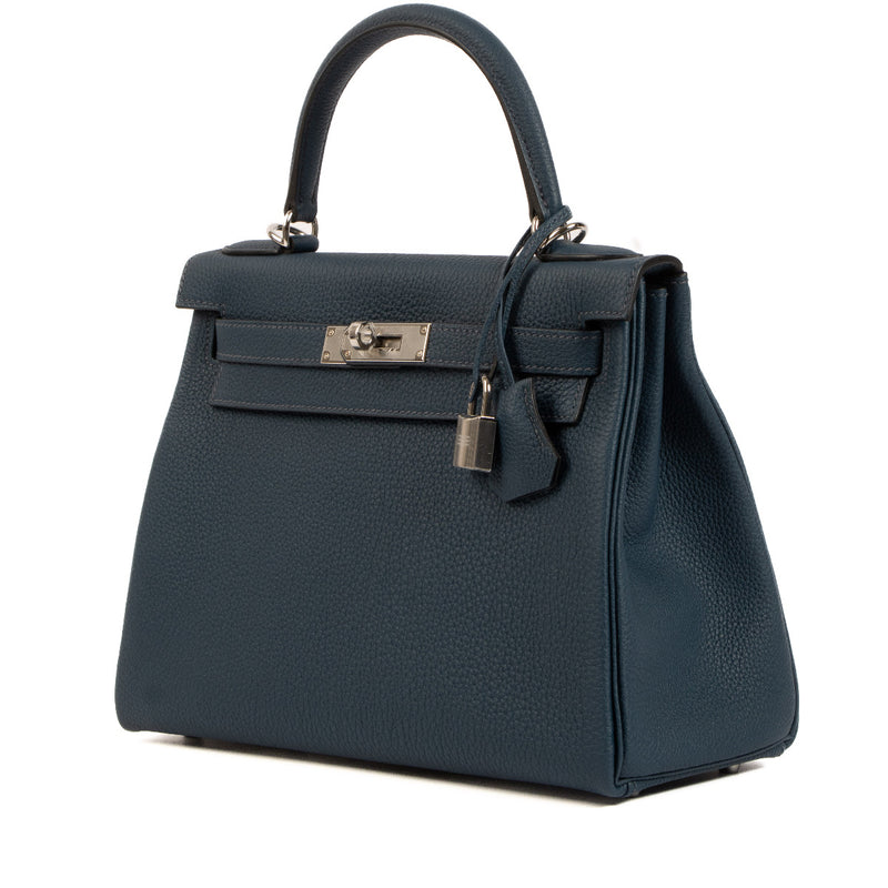 Hermès Kelly 28 Togo Bleu De Prusse PHW