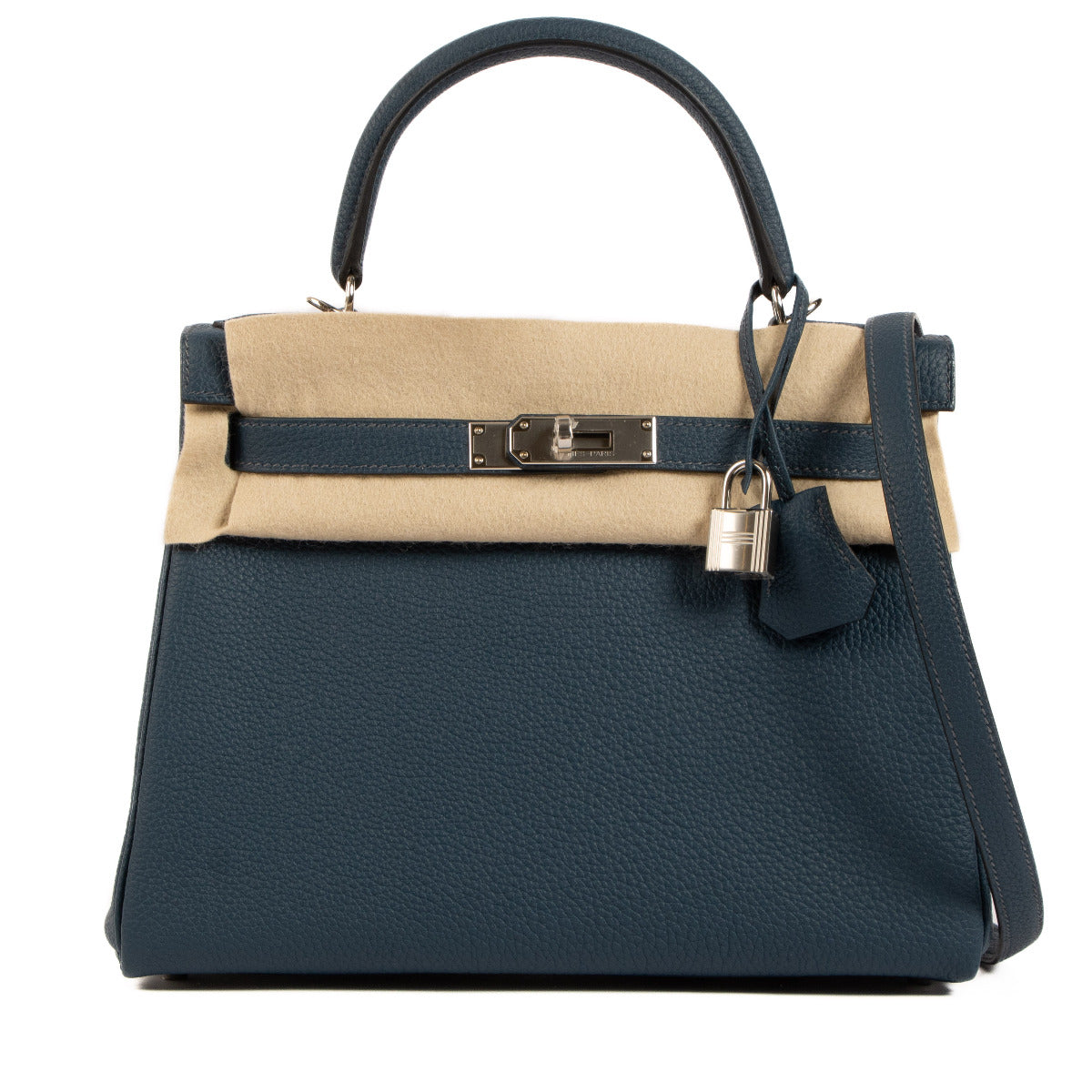 Hermès Kelly 28 Togo Bleu De Prusse PHW