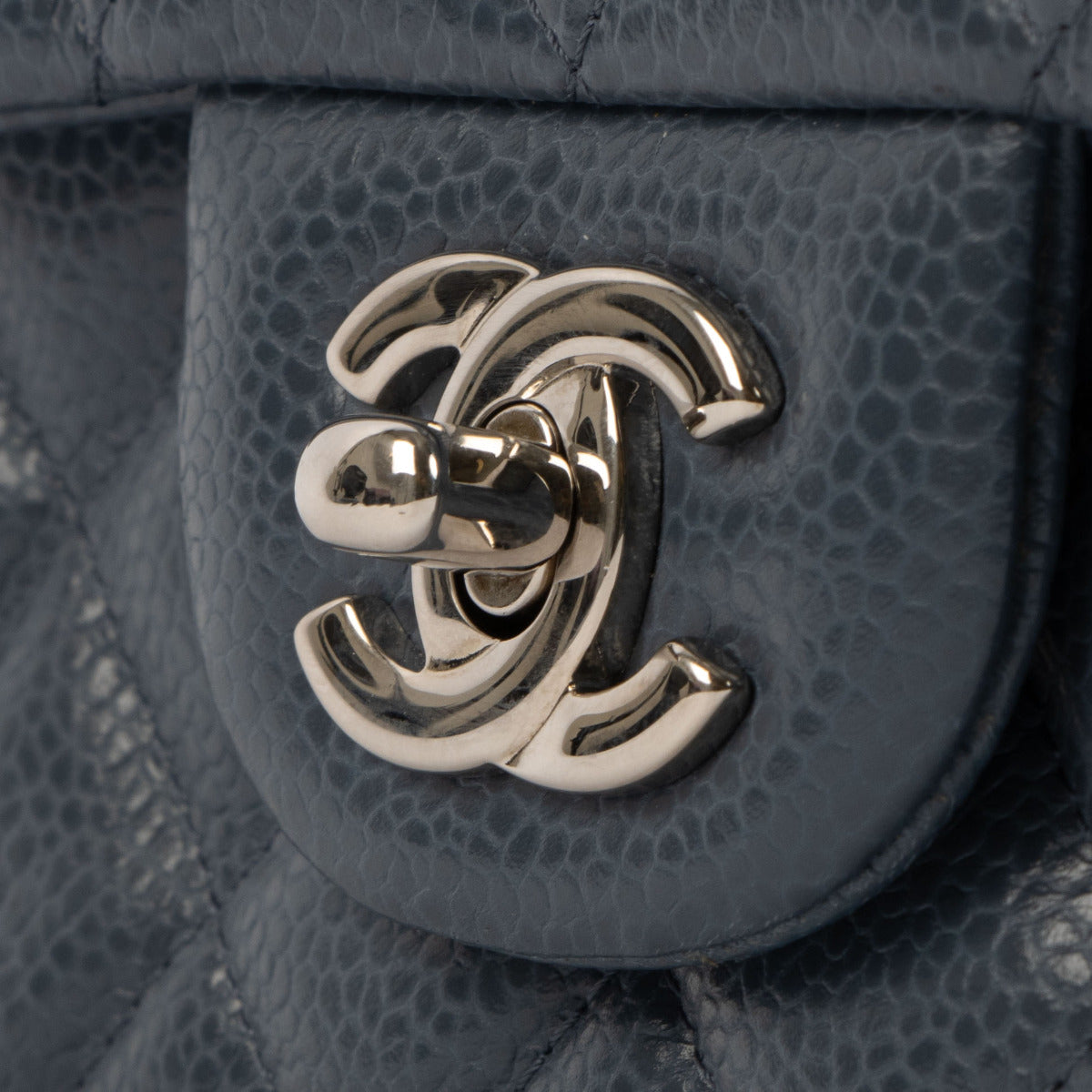Shop Chanel Blue Caviar Mini Square Classic Flap Bag PHW in Belgium Knokke Brussels and Antwerp at Labellov