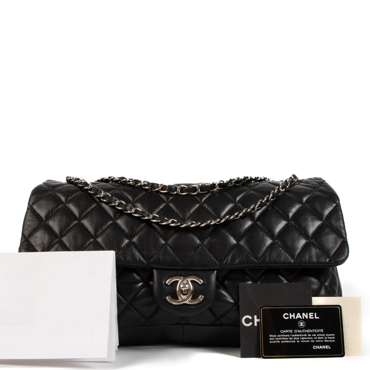 shop 100% authentic second hand Chanel Black Classic Flap Bag on Labellov.com