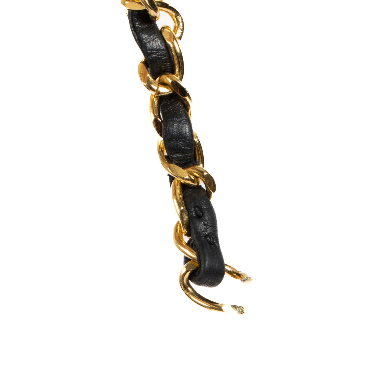 Bandoulière chaîne noire Chanel