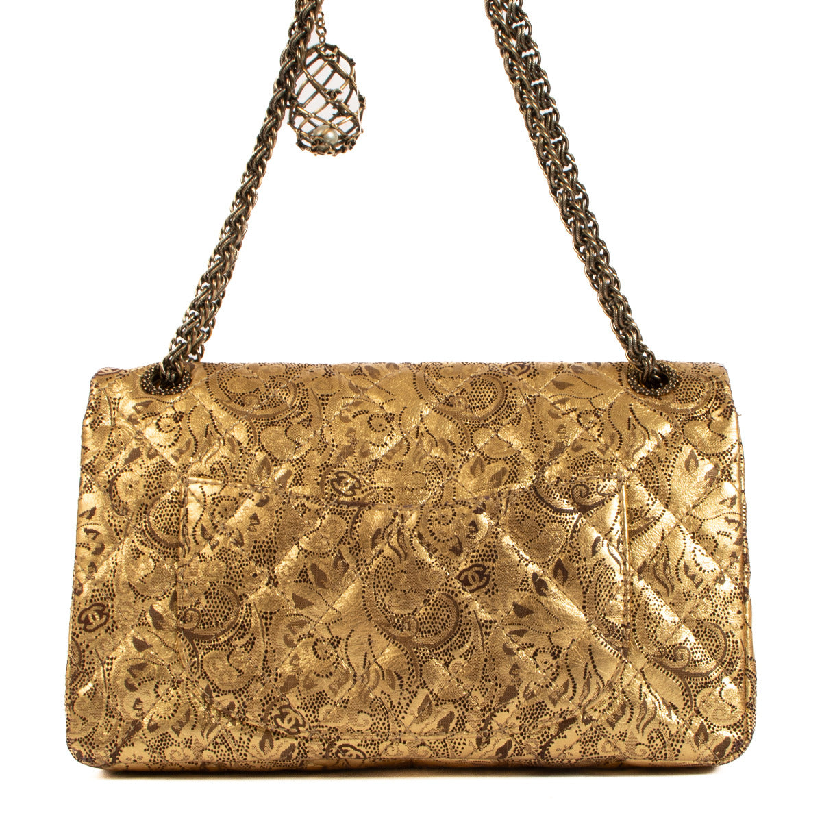 Chanel Paris-Moscow Gold Buffalo Leather 2.55 Bag