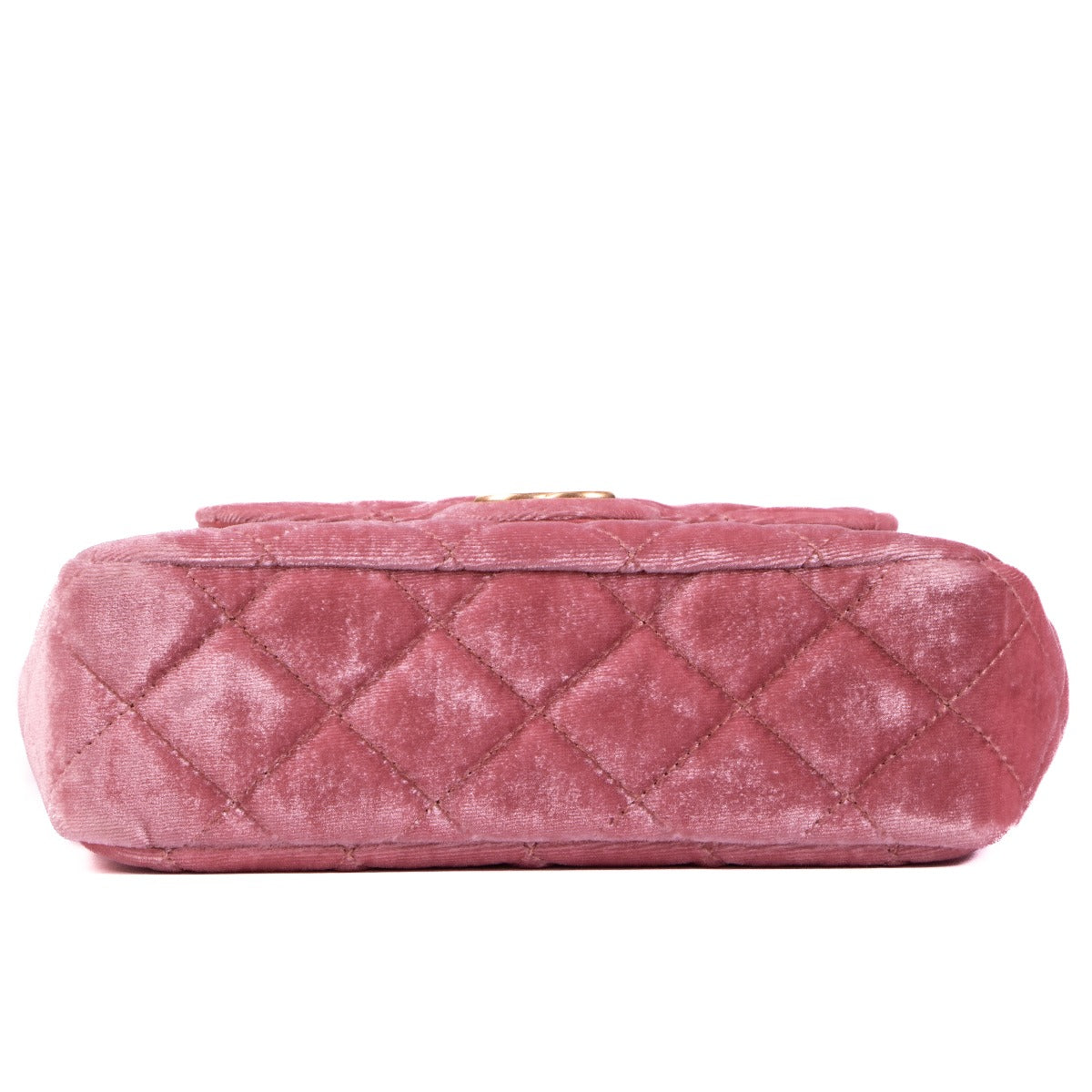 Chanel Pink Velvet Small Hobo Bag