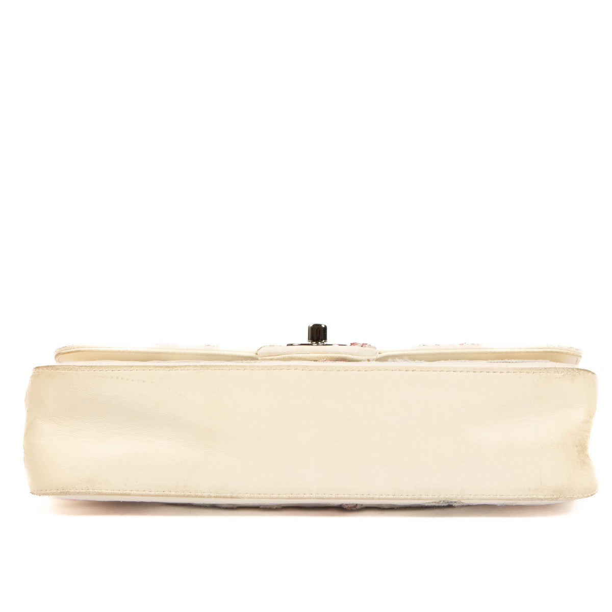 shop 100% authentic second hand Chanel White Graffiti 2014 Classic Flap Bag on Labellov.com