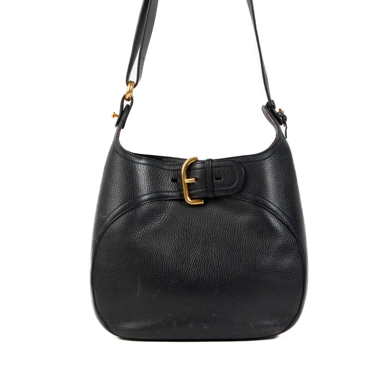 Delvaux Midnight Blue Leather Souverain Bag