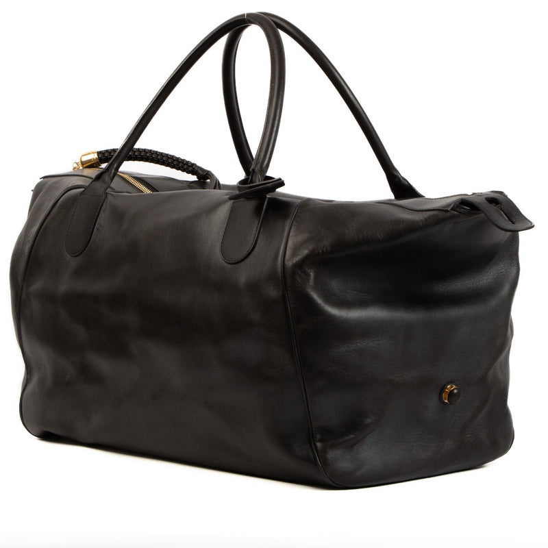 Shop 100% authentic second-hand Delvaux Black Bridon Roma Travel Bag on Labellov.com