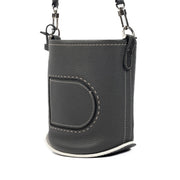 Shop 100% authentic second-hand Delvaux Grey Le Pin Mini Crossbody Bag on Labellov.com