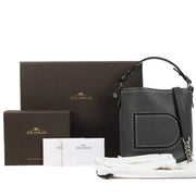 Shop 100% authentic second-hand Delvaux Grey Le Pin Mini Crossbody Bag on Labellov.com