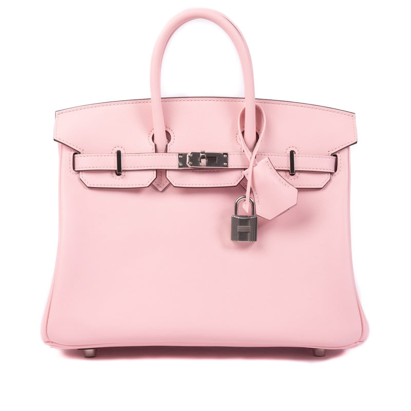 Hermès 2021 Birkin 25 Rose Sakura Swift
