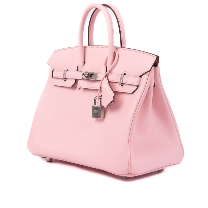 Hermès 2021 Birkin 25 Rose Sakura Swift