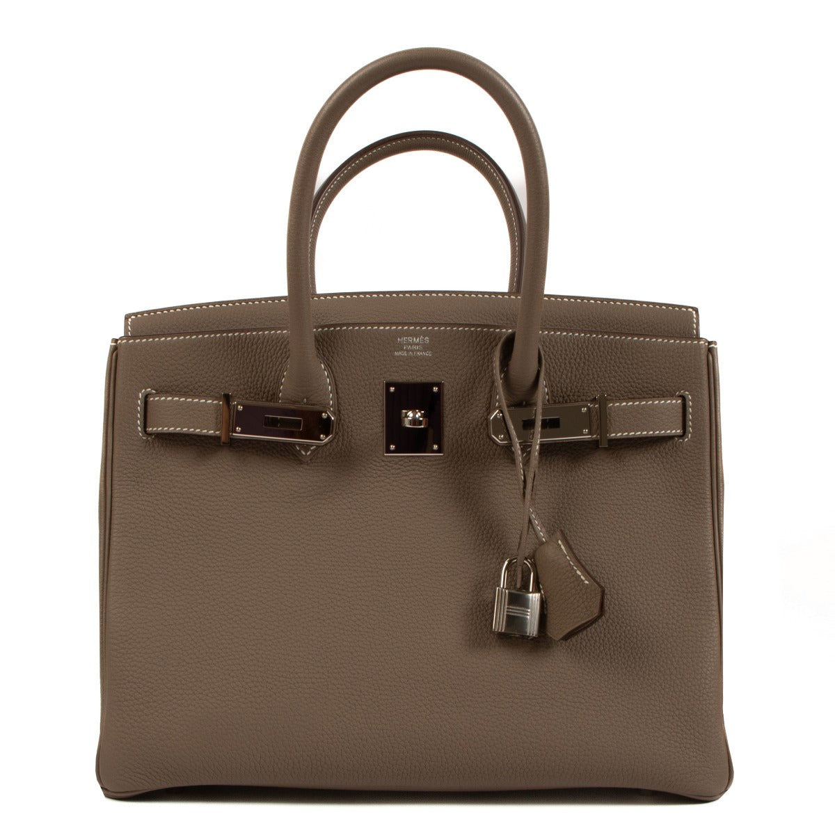 achetez seconde main vintage designer Hermès 2017 Birkin 30 Etoupe Togo dans www.labellov.com