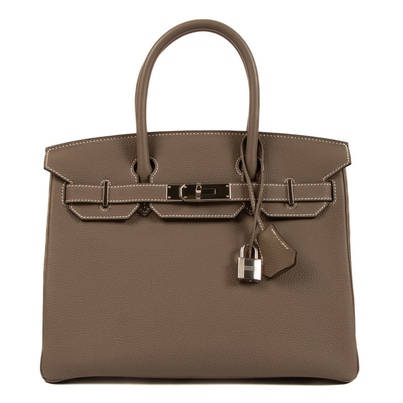 Hermès 2017 Birkin 30 Etoupe Togo