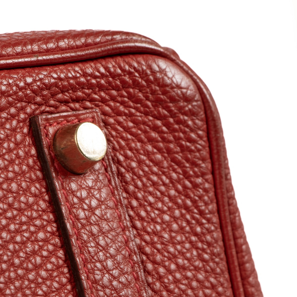 Shop vintage Hermès Birkin 35 Red Rouge Vif on www.labellov.com
