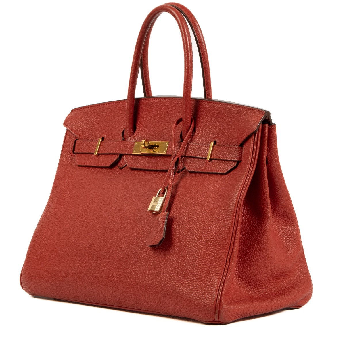 Shop vintage Hermès Birkin 35 Red Rouge Vif on www.labellov.com