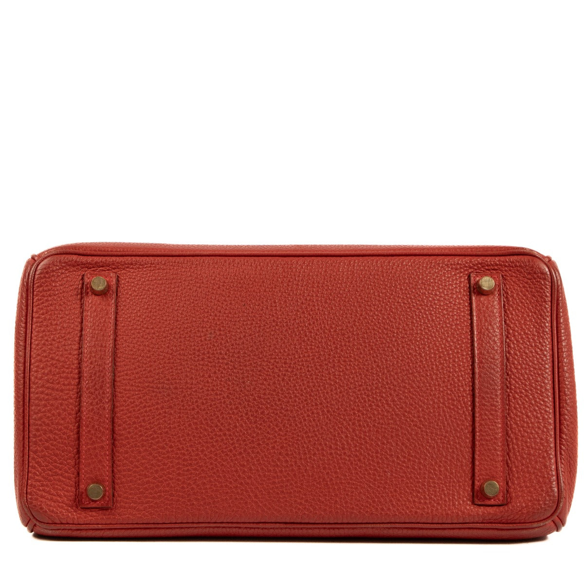 Hermès Birkin 35 Rouge Vif Taurillon Clemence Gold Hardware