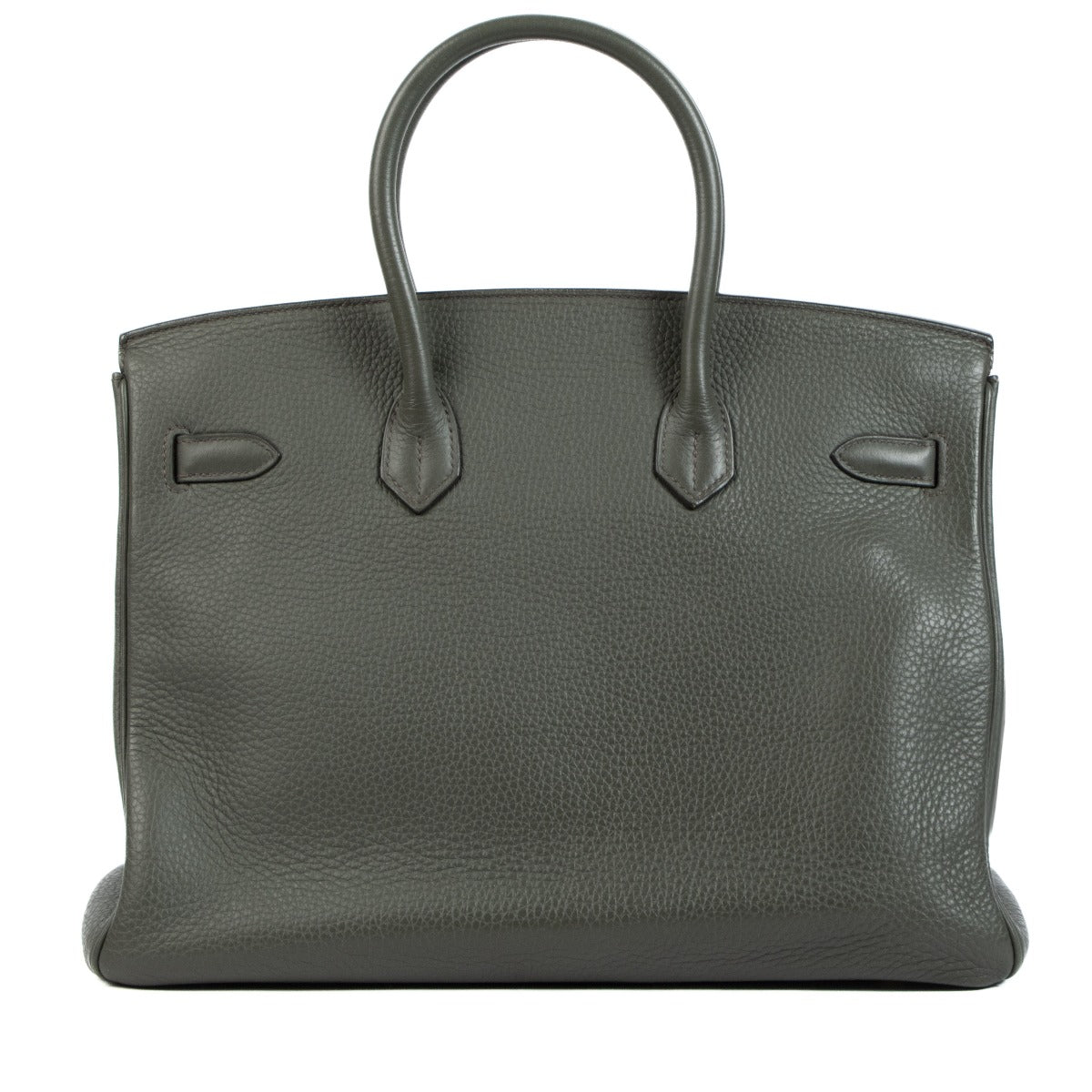 Seconde main vintage Hermès 2012 Birkin 35 Vert de Gris Togo dans www.labellov.com
