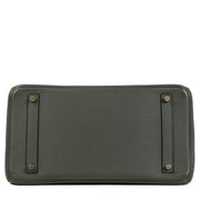 Seconde main vintage Hermès 2012 Birkin 35 Vert de Gris Togo dans www.labellov.com