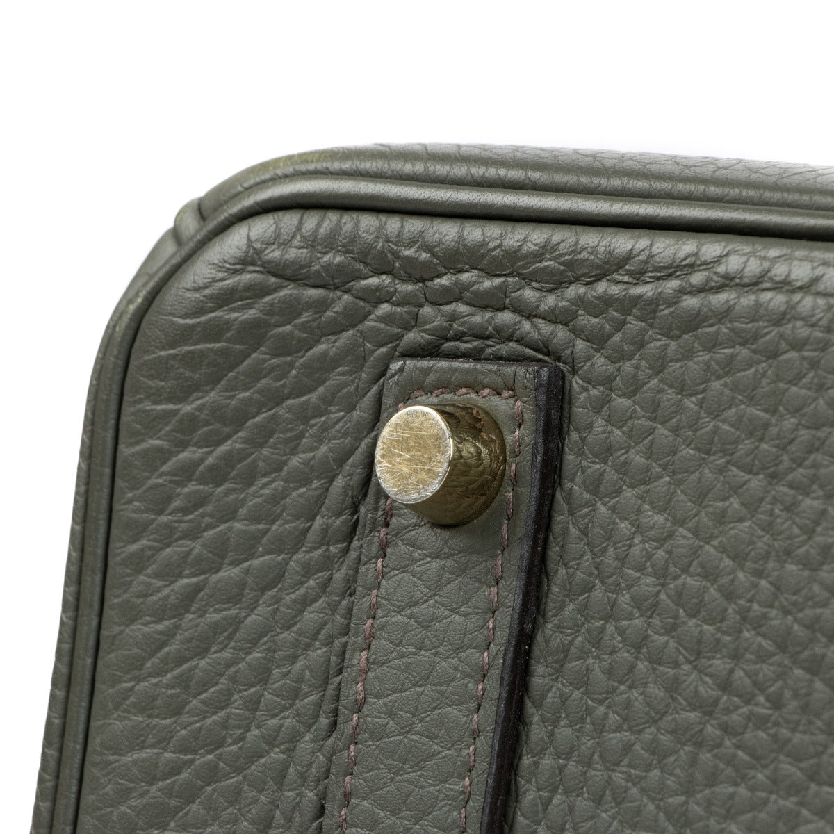 Seconde main vintage Hermès 2012 Birkin 35 Vert de Gris Togo dans www.labellov.com