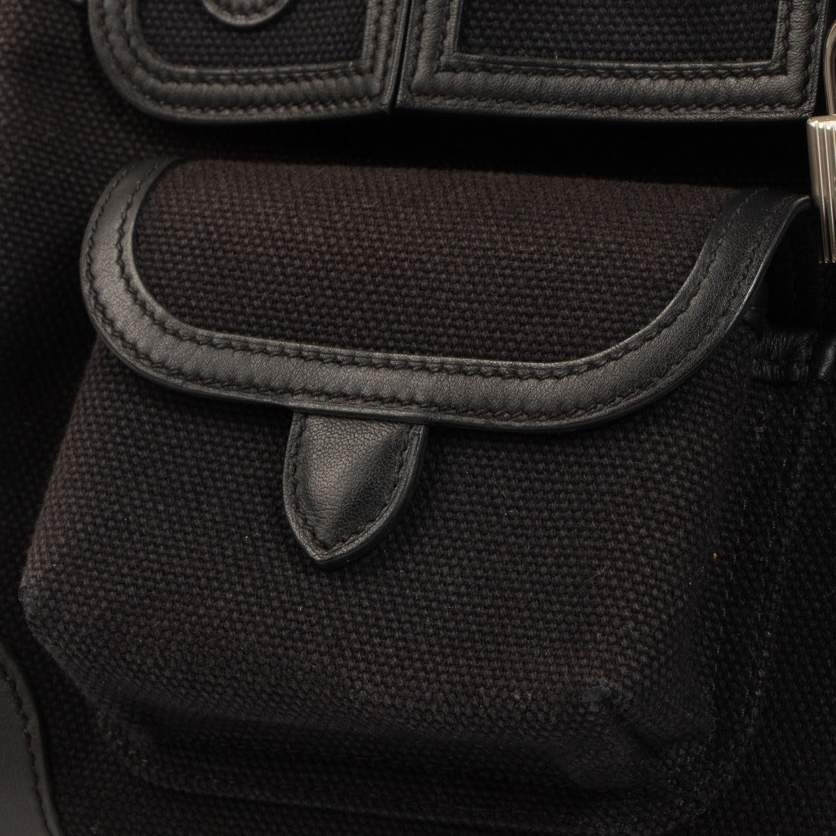 Hermès Birkin Cargo 25 Zwart Toile Goeland/Swift PHW
