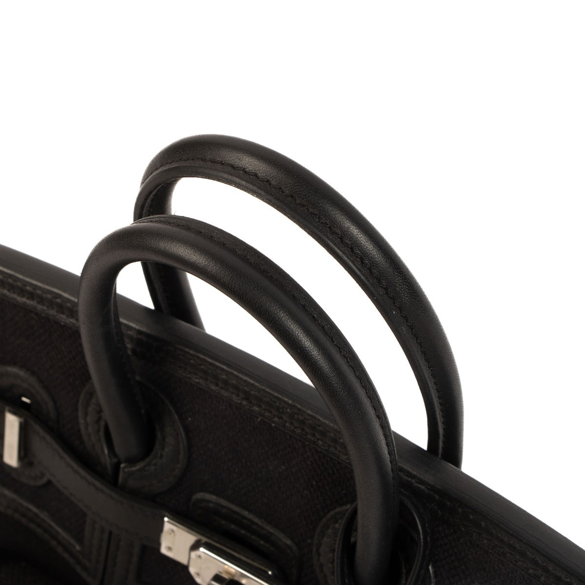 Hermès Birkin Cargo 25 Zwart Toile Goeland/Swift PHW