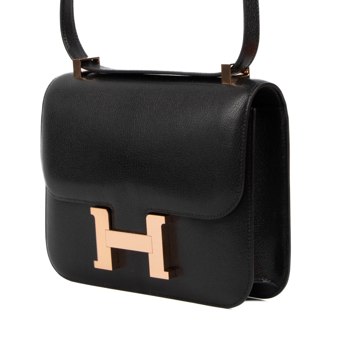 Shop 100% authentic second-hand Hermès Black Constance Chèvre Rose GHW on Labellov.com. Thi s Hermès Black Constance 24 Chèvre Chamkila RGHW can be found at Labellov luxury webshop specialised in Hermes.