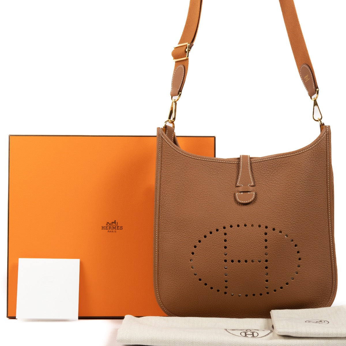 Hermès Gold Evelyne III 29 Taurillon Clemence