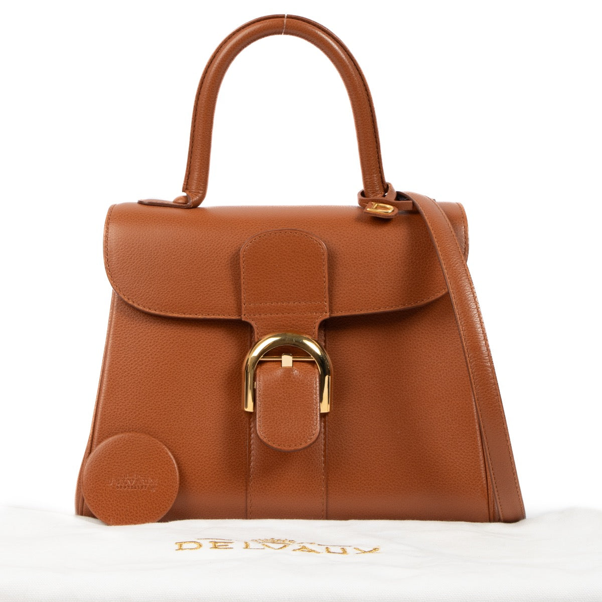 Shop 100% authentic second-hand Delvaux Cognac Brillant PM on Labellov.com