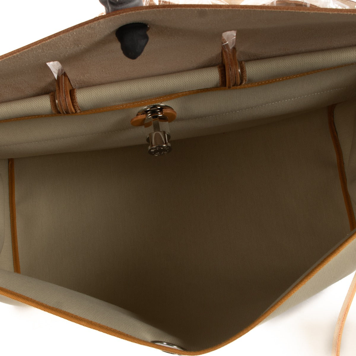 Hermès Béton/Naturel Sable Herbag Zip Cabine Bag