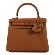 Hermès 2023 Kelly 25 Gold Togo Gold Hardware