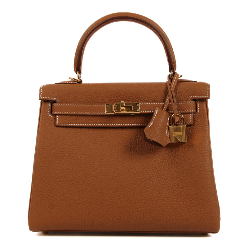 Hermès 2023 Kelly 25 Gold Togo Gold Hardware