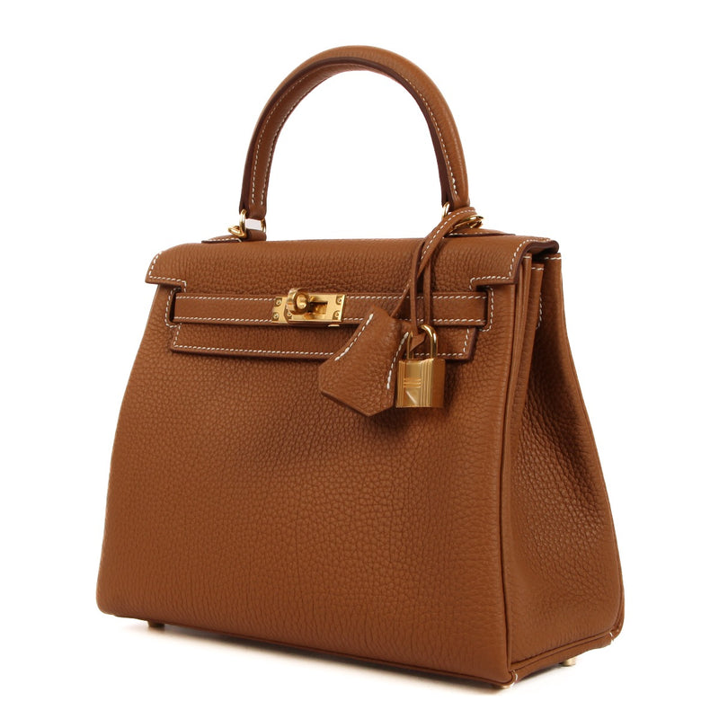 Hermès 2023 Kelly 25 Gold Togo Gold Hardware