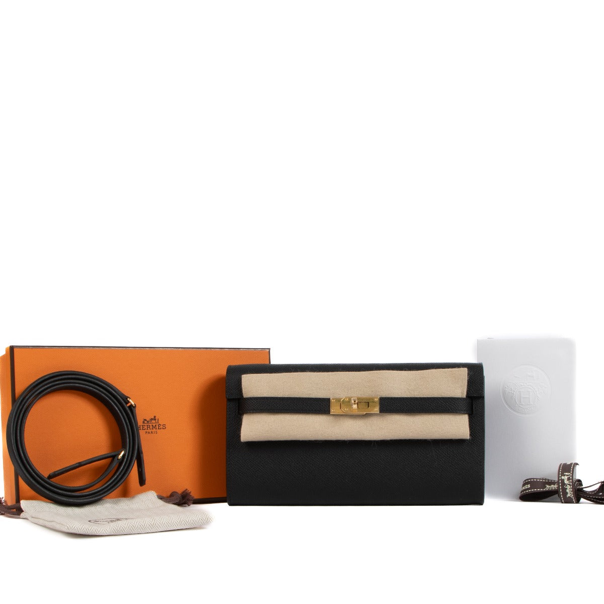 Hermès 2023 Kelly To Go Black Epsom