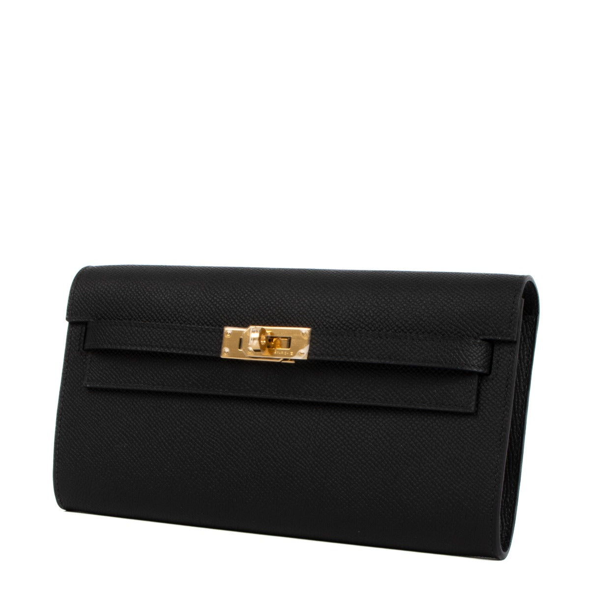 Authentic second hand brand new store-fresh Hermès 2023 Kelly To Go Black Epsom on www.labellov.com