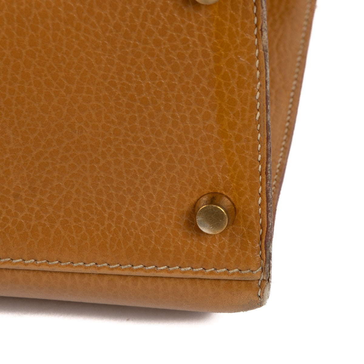 Hermès 1997 Kelly Sellier 32 Naturel Sable Veau Ardennes