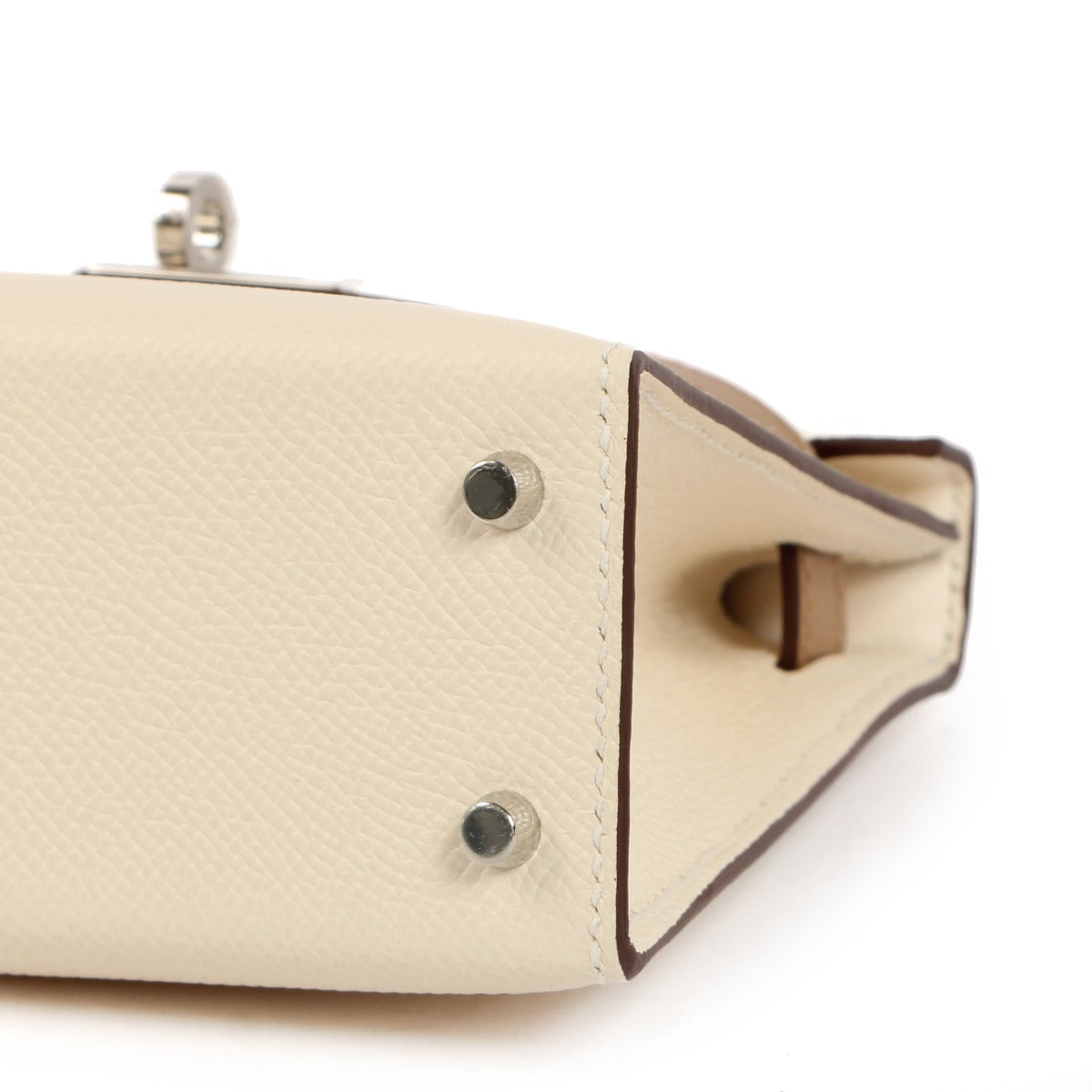 achetez Hermès Kelly Mini II Tricolore Nata/Chai/Gris Meyer Epsom dans www.labellov.com