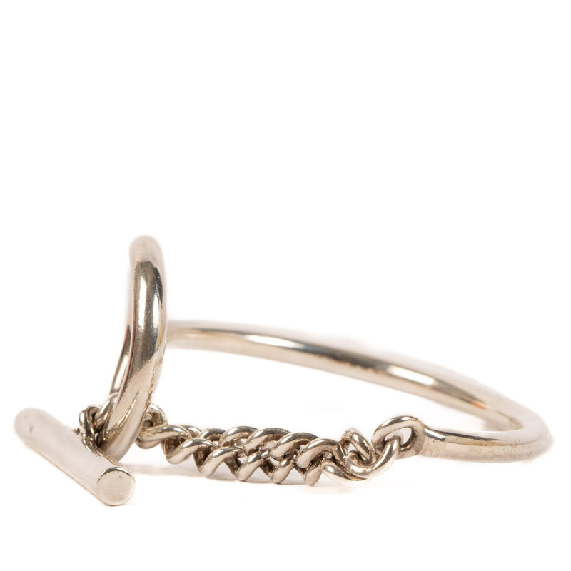 Hermès sterlingzilveren medium Croissette-armband