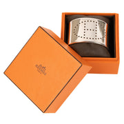 Shop safe online at Labellov in Antwerp, Brussels and Knokke this 100% authentic second hand Hermès Silver Eclipse Cuff Bracelet