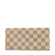 Shop 100% authentic second-hand Louis Vuitton White Damier Azur Wallet on Labellov.com