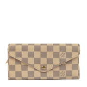 Shop 100% authentic second-hand Louis Vuitton White Damier Azur Wallet on Labellov.com