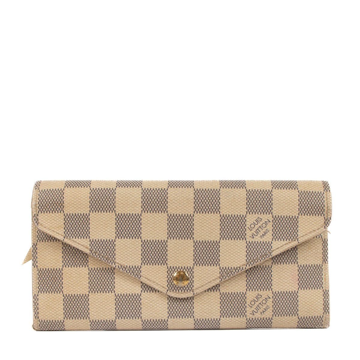Shop 100% authentic second-hand Louis Vuitton White Damier Azur Wallet on Labellov.com