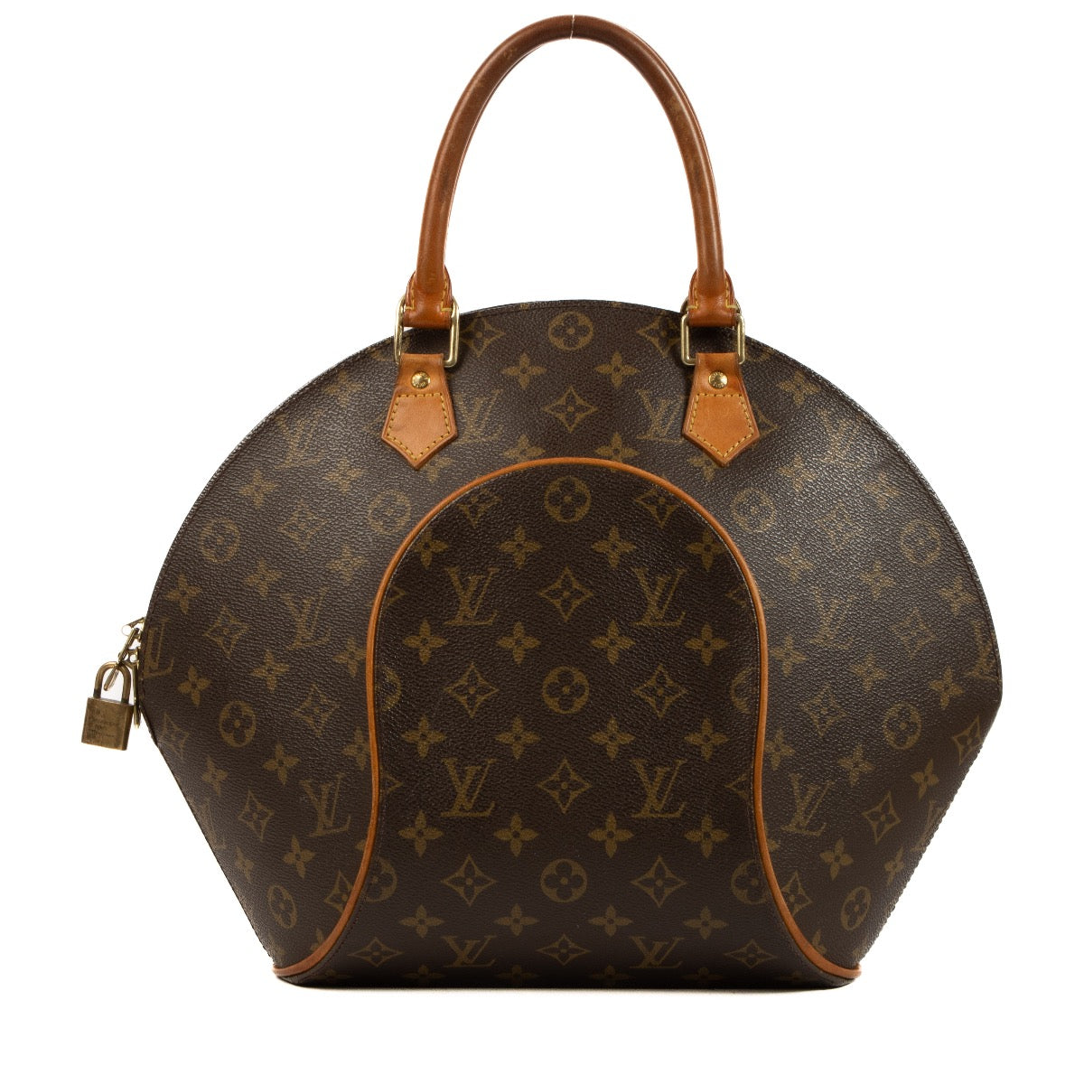 Shop safe online at Labellov in Antwerp, Brussels and Knokke this 100% authentic second hand Louis Vuitton Monogram Canvas Ellipse MM Top Handle