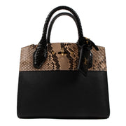 Shop 100% authentic second-hand Louis Vuitton Black Leather/Python City Steamer Mini Handbag on Labellov.com