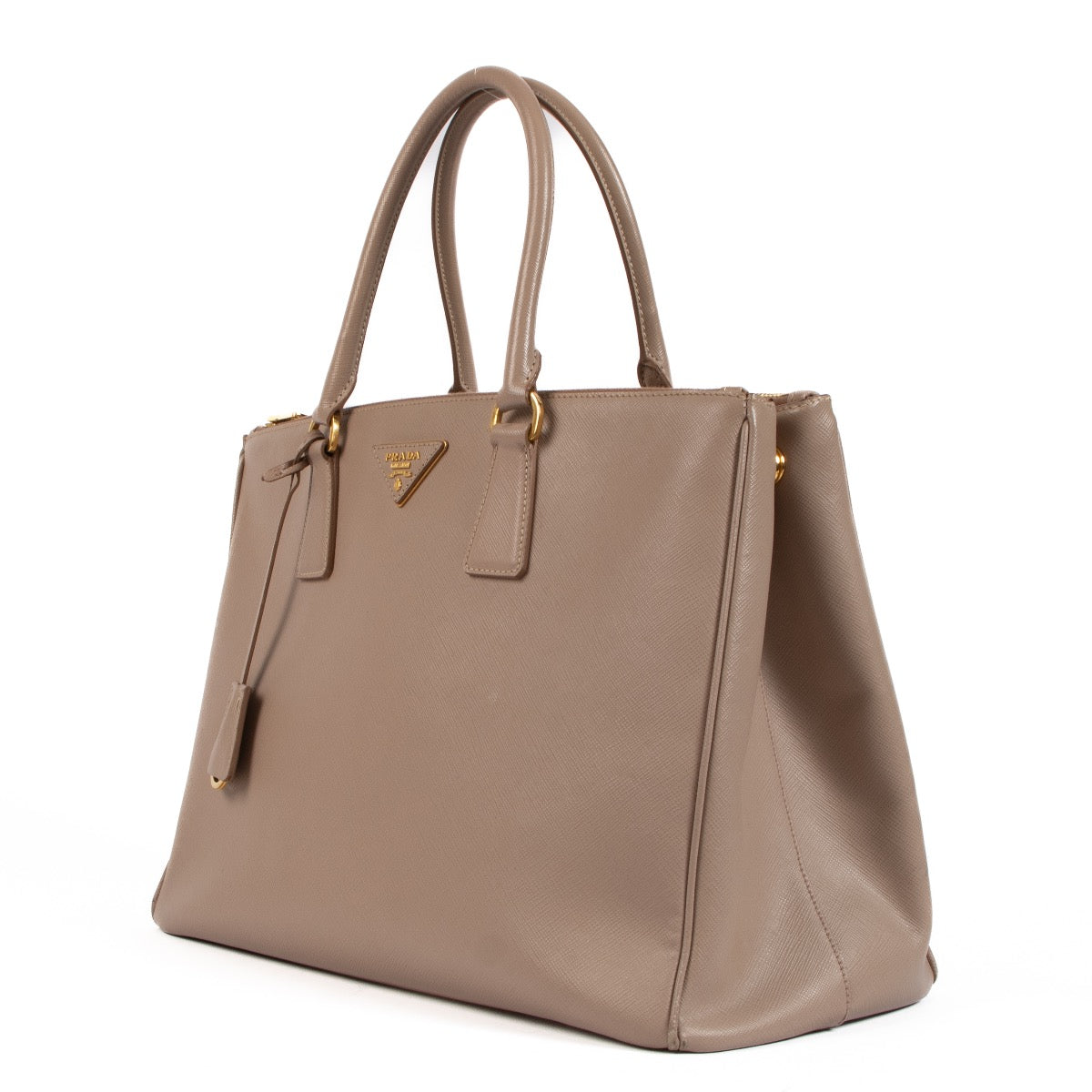 Shop 100% authentic second-hand Prada Beige Galleria Top Handle on Labellov.com
