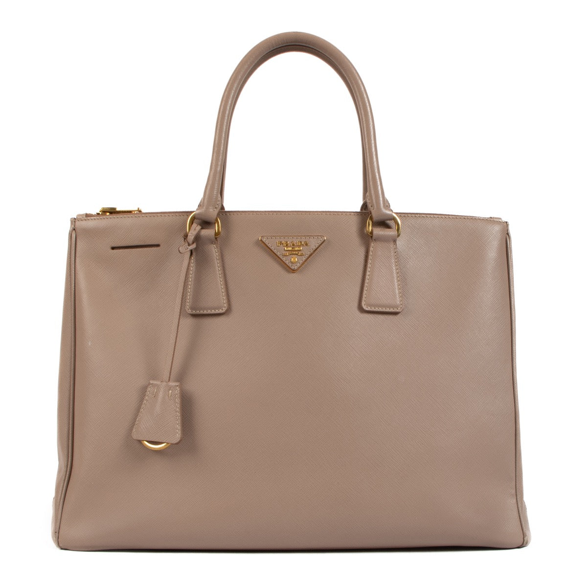 Shop 100% authentic second-hand Prada Beige Galleria Top Handle on Labellov.com
