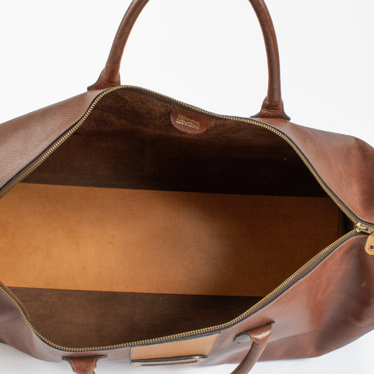 Delvaux Ravello Brown Derbey Travel Bag