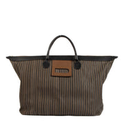 Shop safe online at Labellov in Antwerp, Brussels and Knokke this 100% authentic second hand Delvaux 1992s Multicolor Toile De Cuir Travel Bag