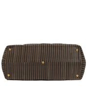 Shop safe online at Labellov in Antwerp, Brussels and Knokke this 100% authentic second hand Delvaux 1992s Multicolor Toile De Cuir Travel Bag